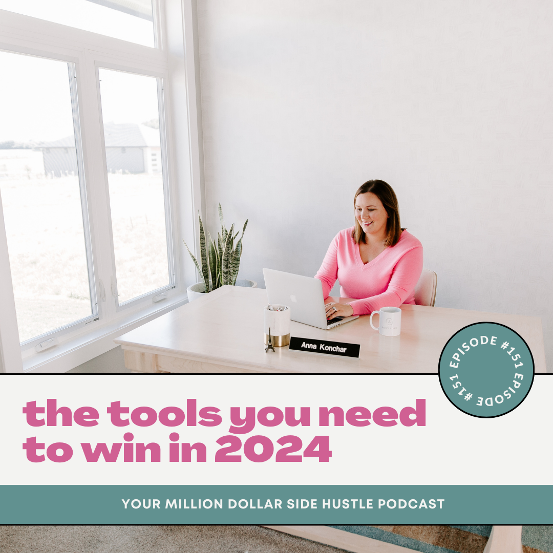 Episode 151 The Tools You Need To Win In 2024 Anna Konchar   Podcast Cover Template 4 